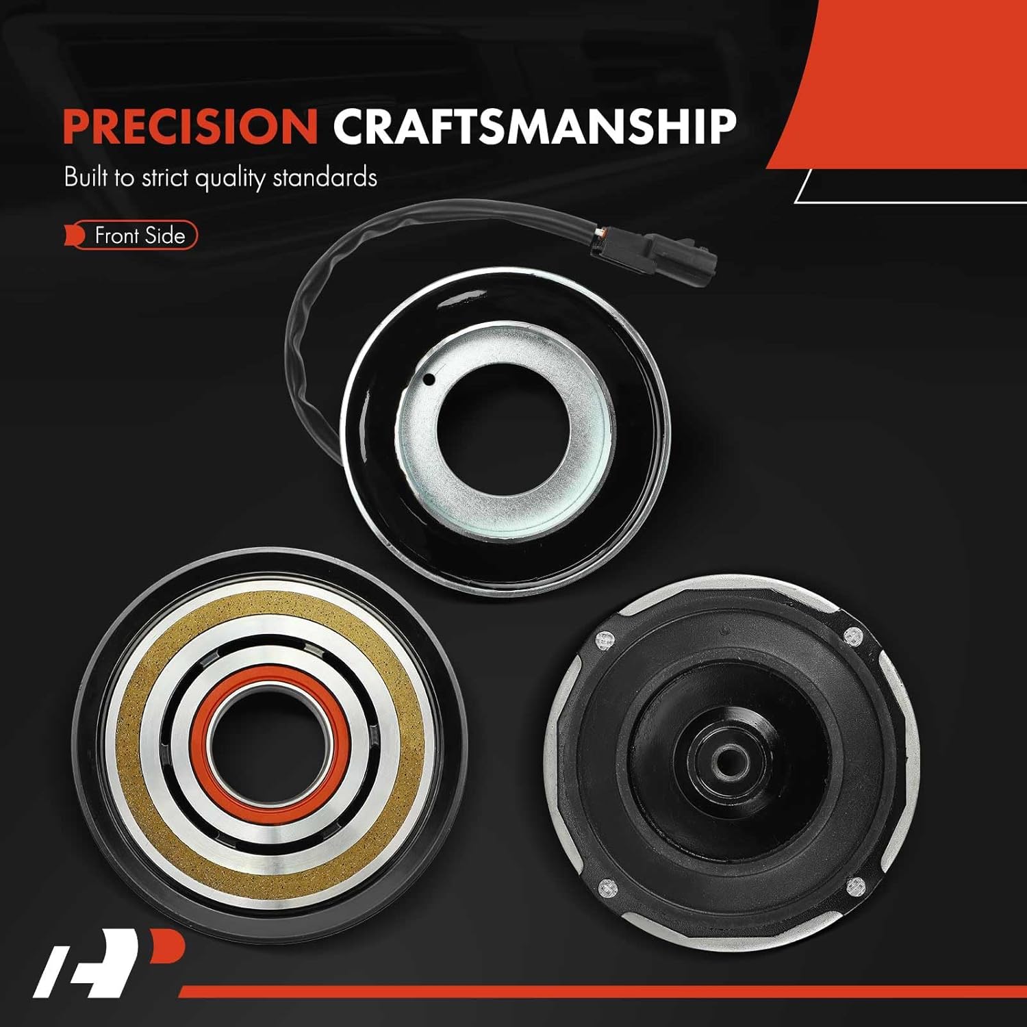 A-Premium Air Conditioner AC Compressor Clutch Kit Compatible with Nissan Murano 2015-2022, Maxima 2016-2022, 3.5L