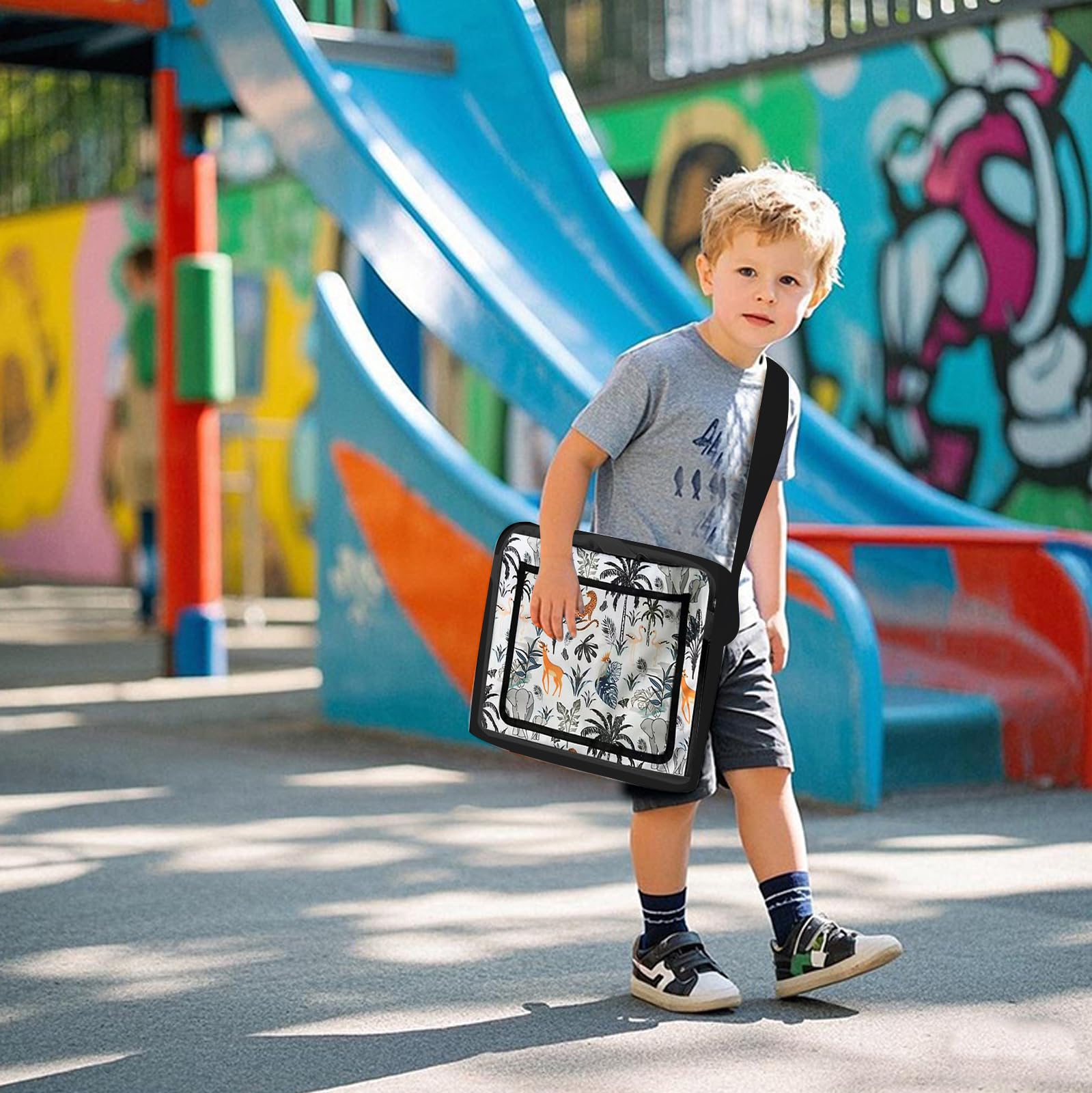 Kinder Knietablett Reisetisch,Kinder Reisetisch mit Zeichenbrett, Reisetablett Kindersitzfür Wasserdichtes Kindertisch,Autotisch für kind rücksitz