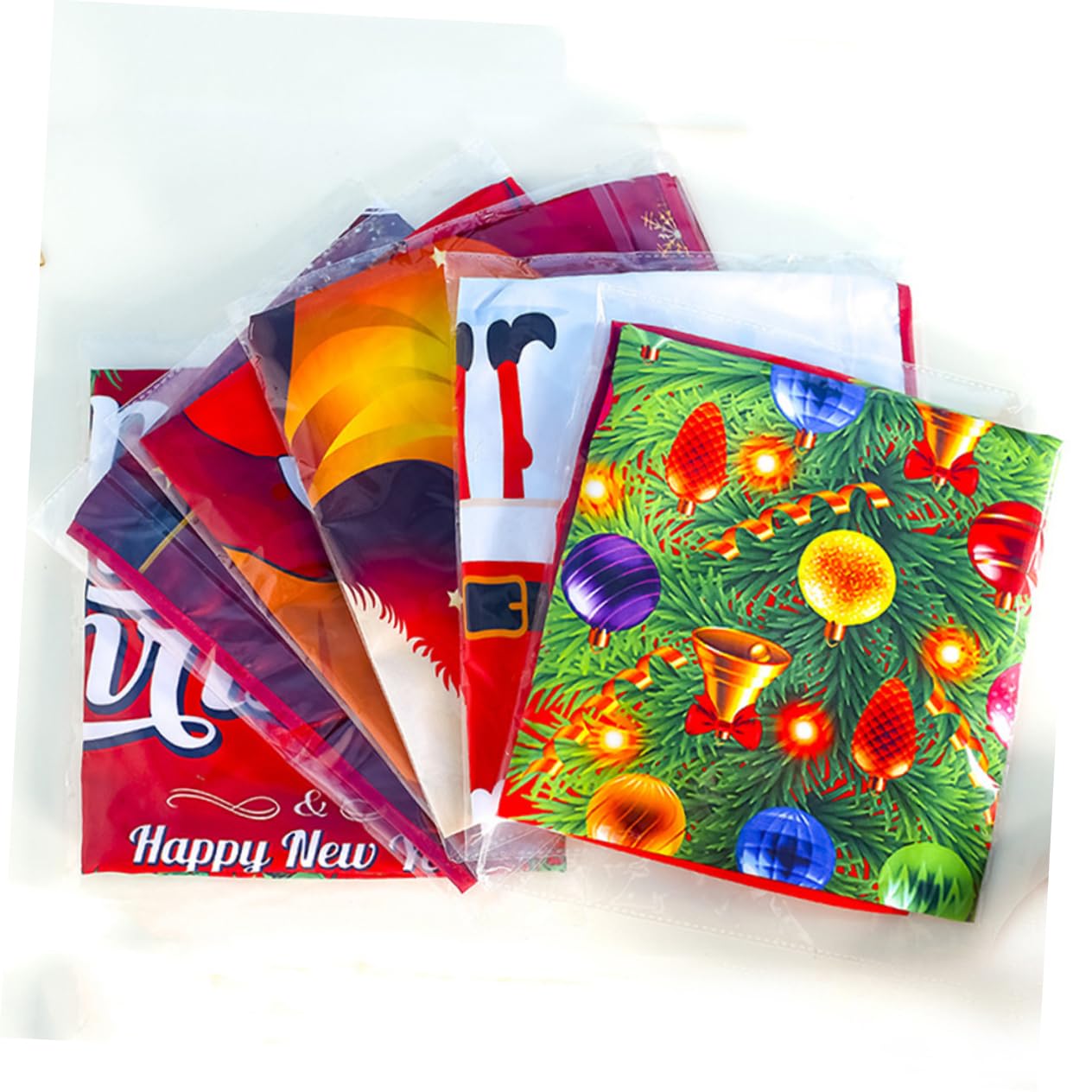 COLLBATH 5 Juegos De Adornos Navideños Para Cocina Delantales Rojos Para Adultos Lavables A Máquina 2 Unidades X 5