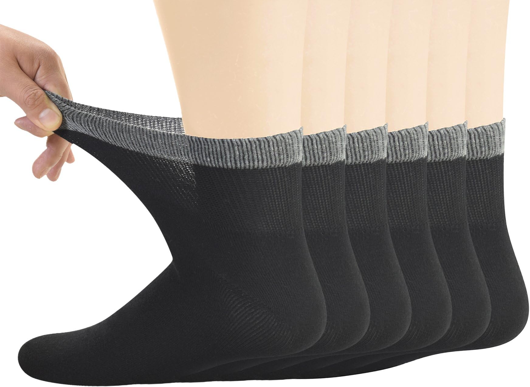 Amazon 6 Pair Diabetic Ankle Circulatory Socks Health Support Men amazon-6-pair-diabetic-ankle-circulatory-socks-health-support-men