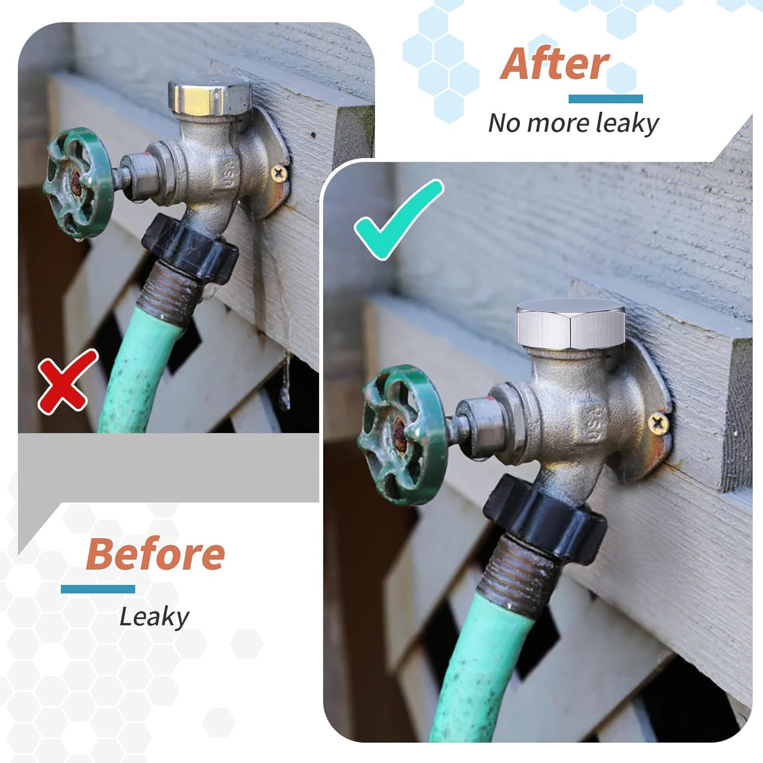 4 Pack Vacuum Breaker Repair Kit Replacement for VACVBKX1B Heavy Duty Metal Vacuum Breaker Replacement Kit for Traditional Anti Siphon Frost Free Sillcock Valves Anti Siphon Valve Repair