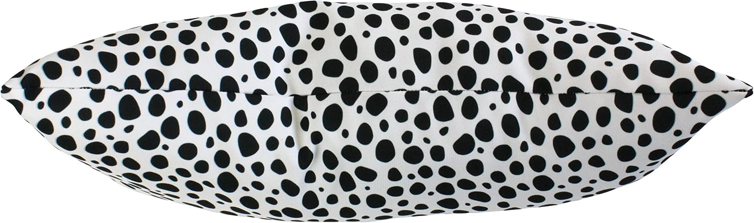 College Covers Animal Print Pillows Decorative Pillow, 16" X 6", Cheetah White