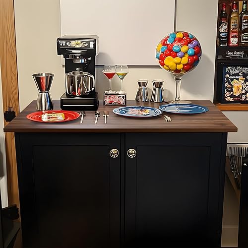 Miniatura 122 de Kaboon Mesa universal de 45.67 x 23.62 pulgadas, escritorio sólido de una pieza, encimera de melamina reversible, escritorios dobles, escritorio en