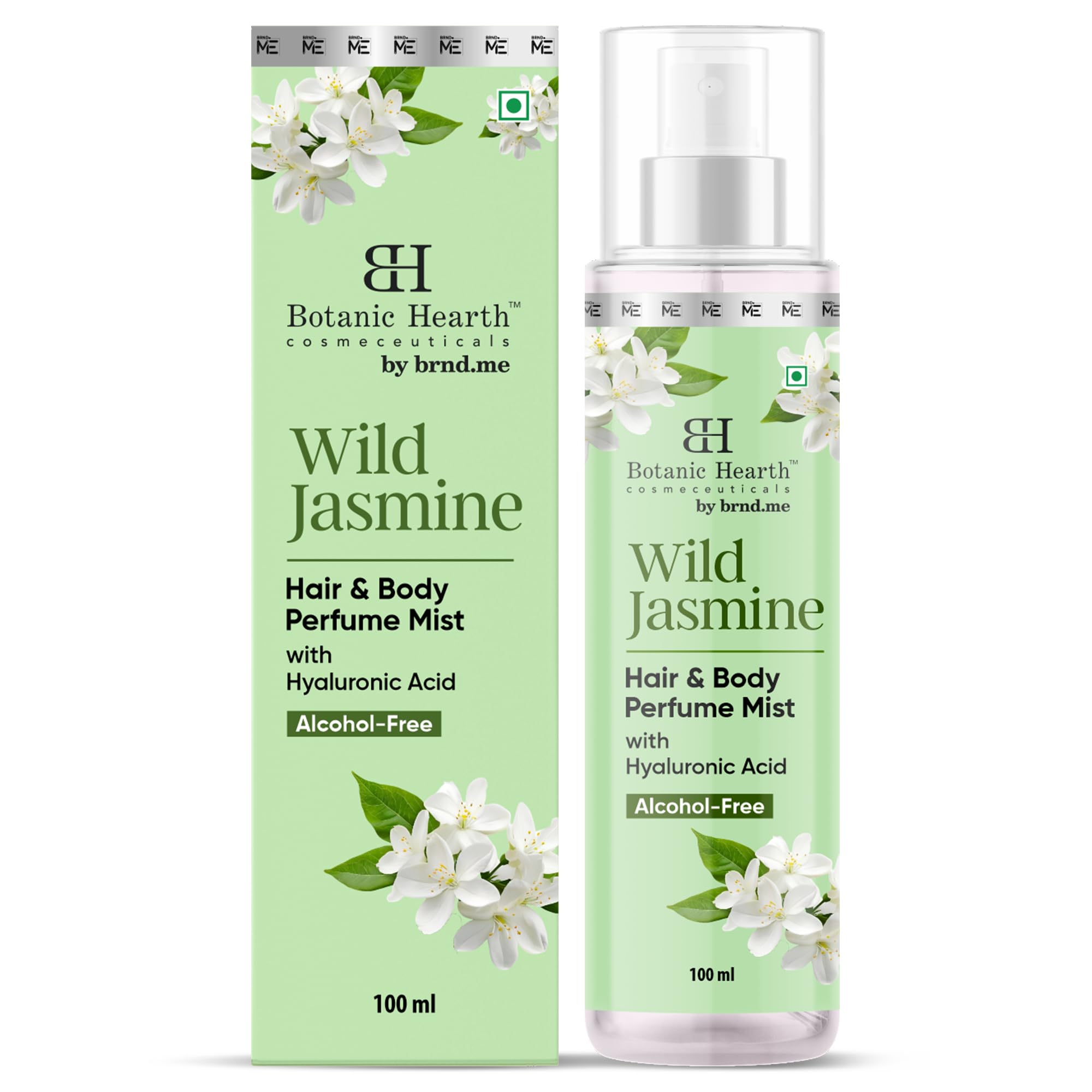 Botanic Hearth Wild Jasmine Hair and Body Perfume Mist 100ml-image-44
