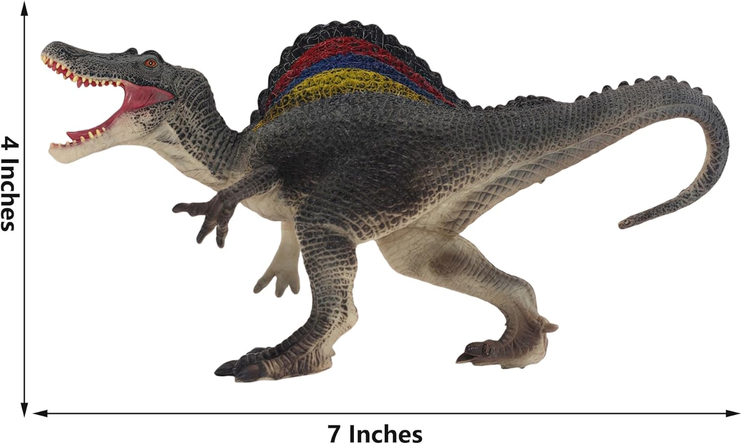 Gemini&Genius Spinosaurus Dinosaur Toy for Kids, Spinosaurus with Movable Mouth and Hands Realistic Large Dinosaur Solid Action Figure Collection or Party Gift for Kids
