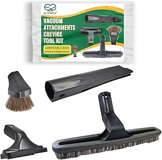 4Pcs Vacuum Attachments Compatible with Rainbow Cleaner Vacuum Horsehair Brush,Dusting Floor Brush Tools,Cleaning Wand Accessories,Vacuum Attachments Crevice Tool Kit
