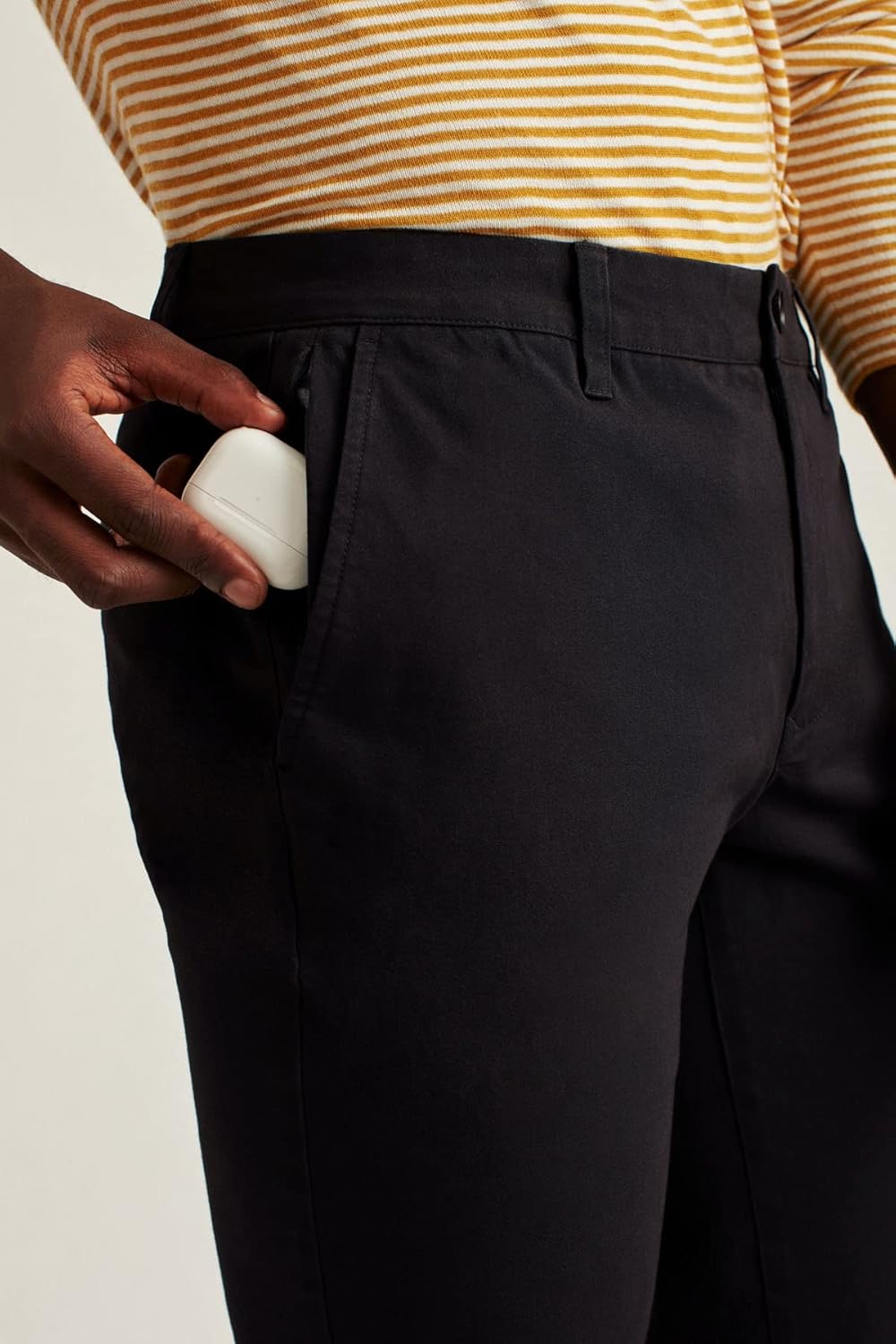 Bonobos - Mens Stretch Washed Chino 2.0 Pants, Size: 35W x 30L, Color: Faded Black, Graphite - Image 3