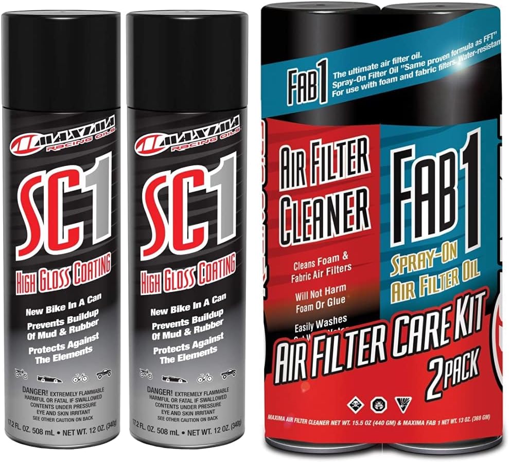 Maxima High Gloss Coating and Air Filter Maintenance Kit (2-Pack)