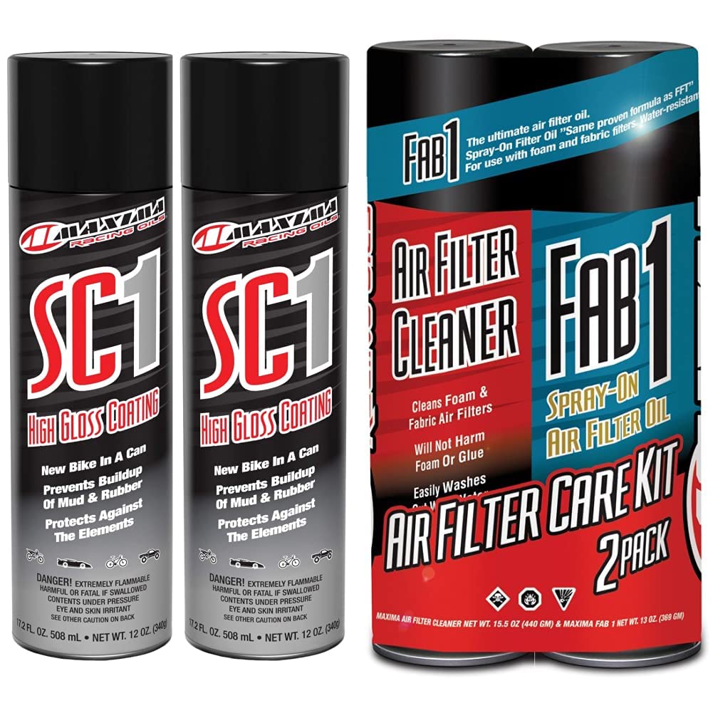 Maxima High Gloss Coating and Air Filter Maintenance Kit (2-Pack)