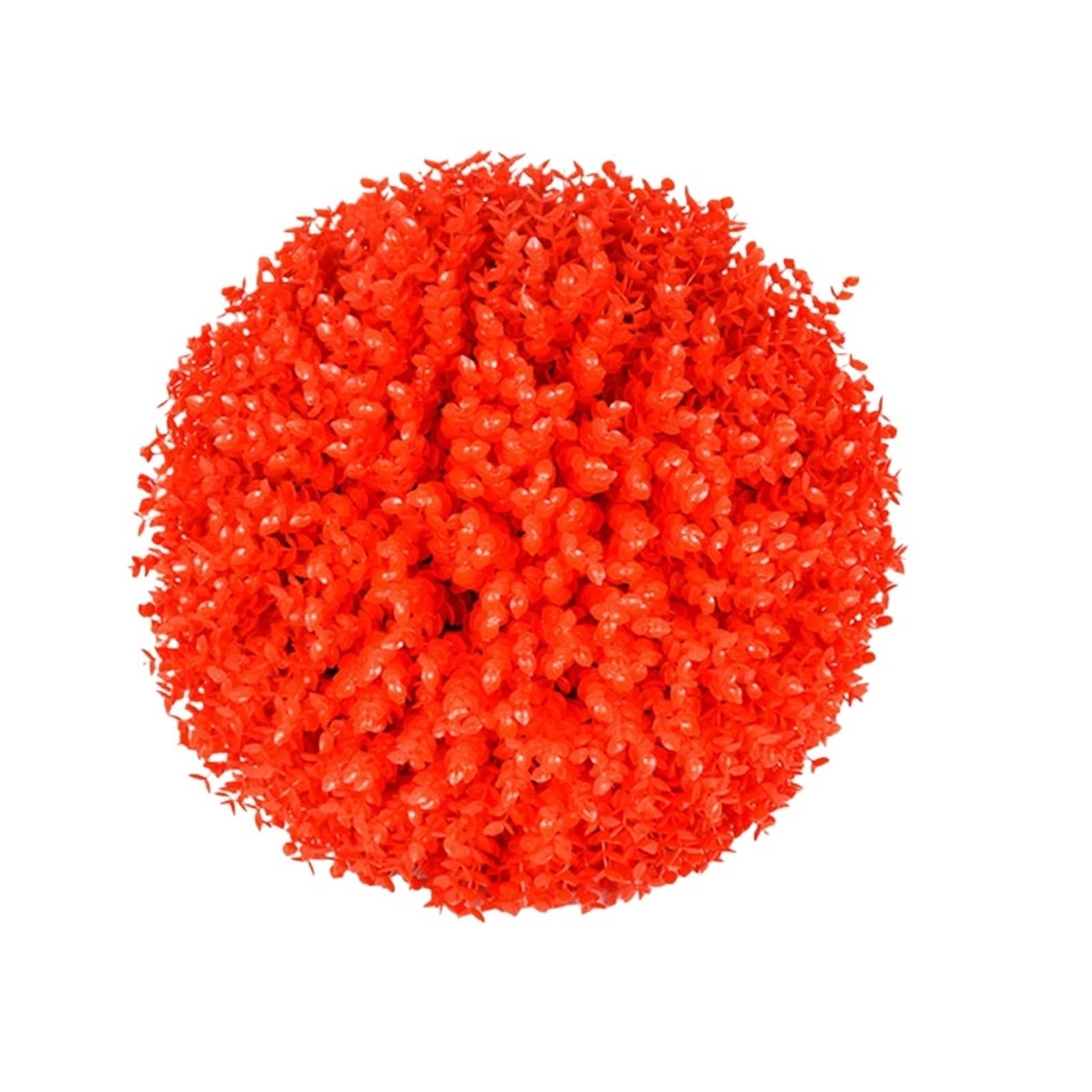 Zymjzbetic Artificial Topiary Balls Artificial Grasses Balls Indoor or Outdoor Elegant Realistic Appearance Topiary Ball(Red 35cm)