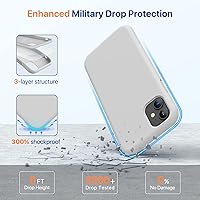 Vista 333 de Miracase Funda diseñada para iPhone 13 Pro Max con protector de pantalla, [forro de microfibra suave antiarañazos], funda protectora de silicona