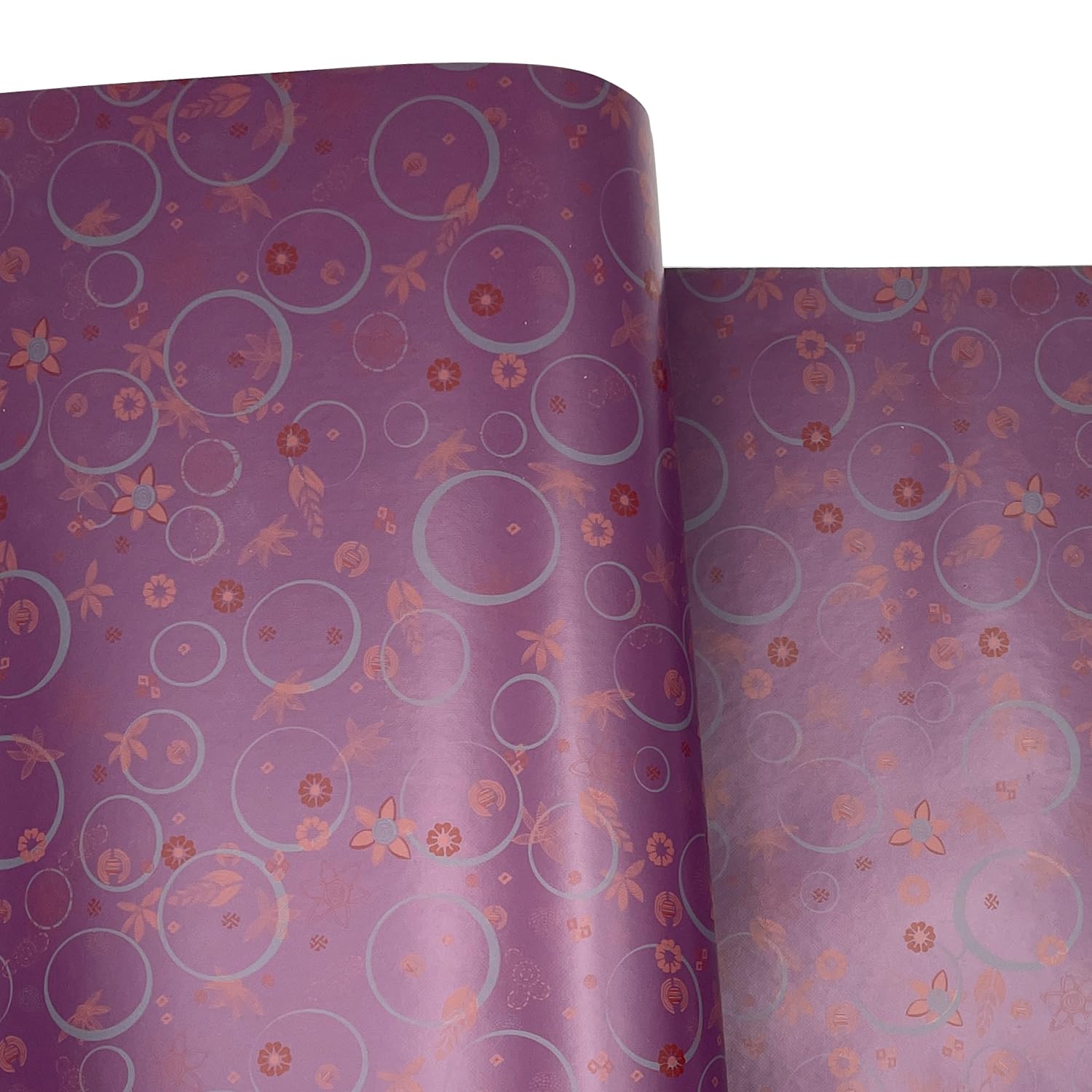 Papier contact violet bague pour relooker les vieux placards d'appartement