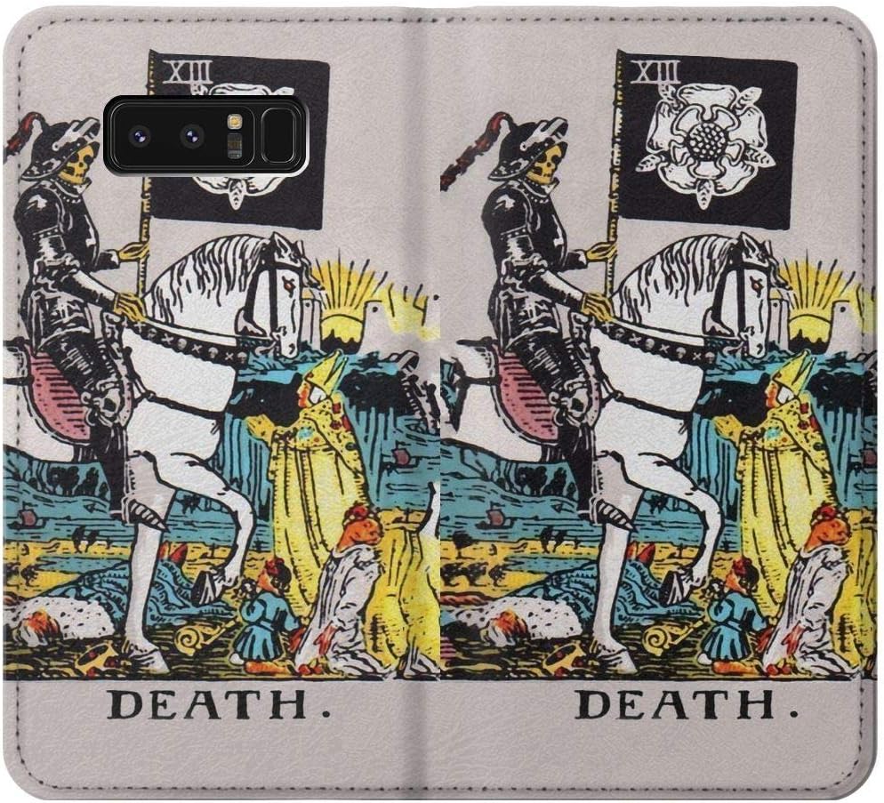 Amazon Co Jp Jpw3008gn8 タロットカード 死神 Tarot Card Death Note 8 Samsung Galaxy Note8 フリップケース 家電 カメラ