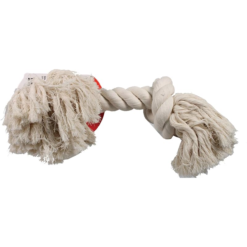 Brinquedo de Corda para Cães Mammoth Pet Products Flossy Chews com 2 Nós em Algodão, 10066F, Colossal (48,26 cm), 1 unidade