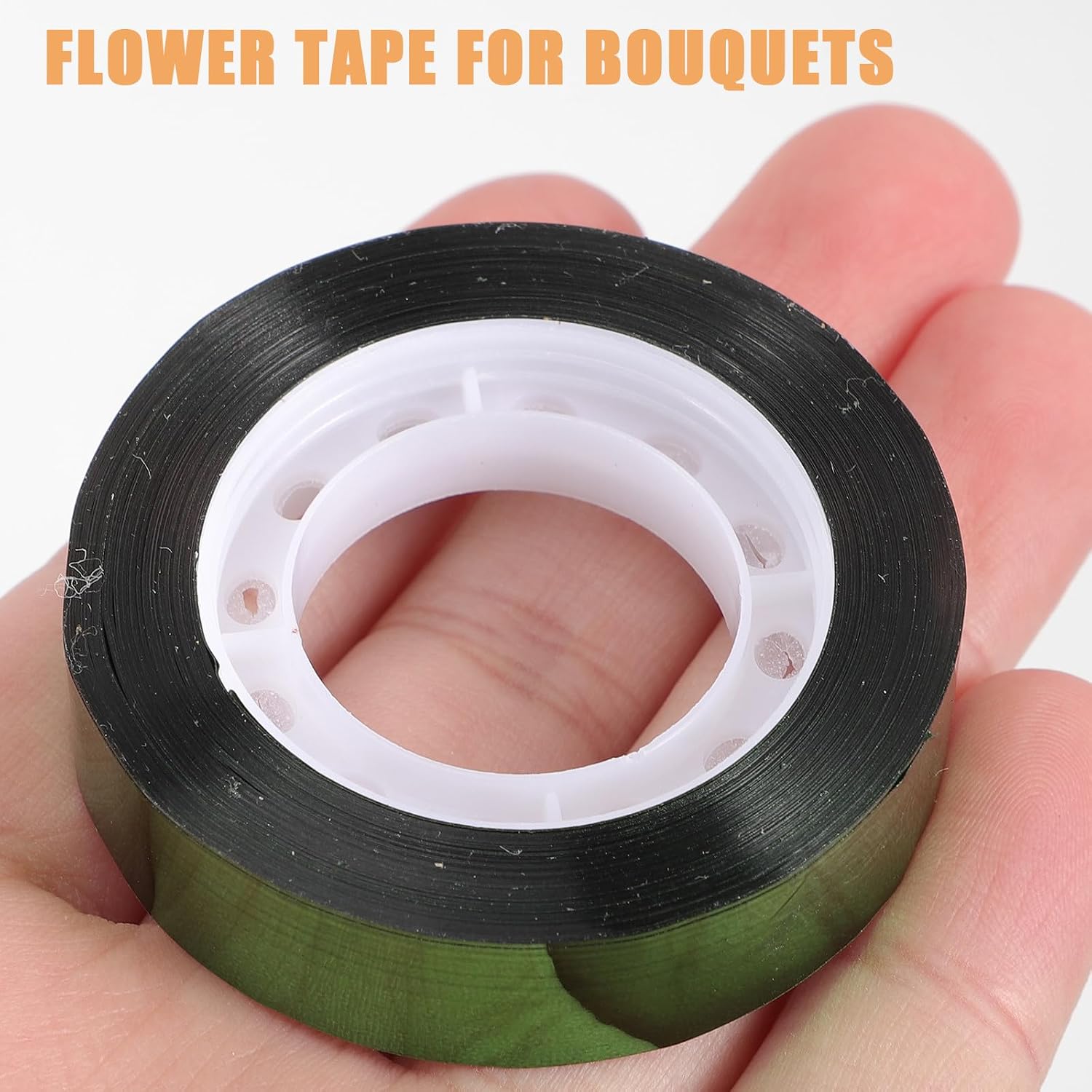 20pcs Floral Tape Adhesive Brown and 1.2cm X 25m Decorative Floral Wrapping Material for DIY Flower Arranging and Garden Use