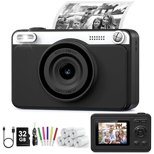 🔥💰 Cámara Instantánea Infantil con 32GB y 5 Rollos a 28€ - Chollo en Juguetes y juegos