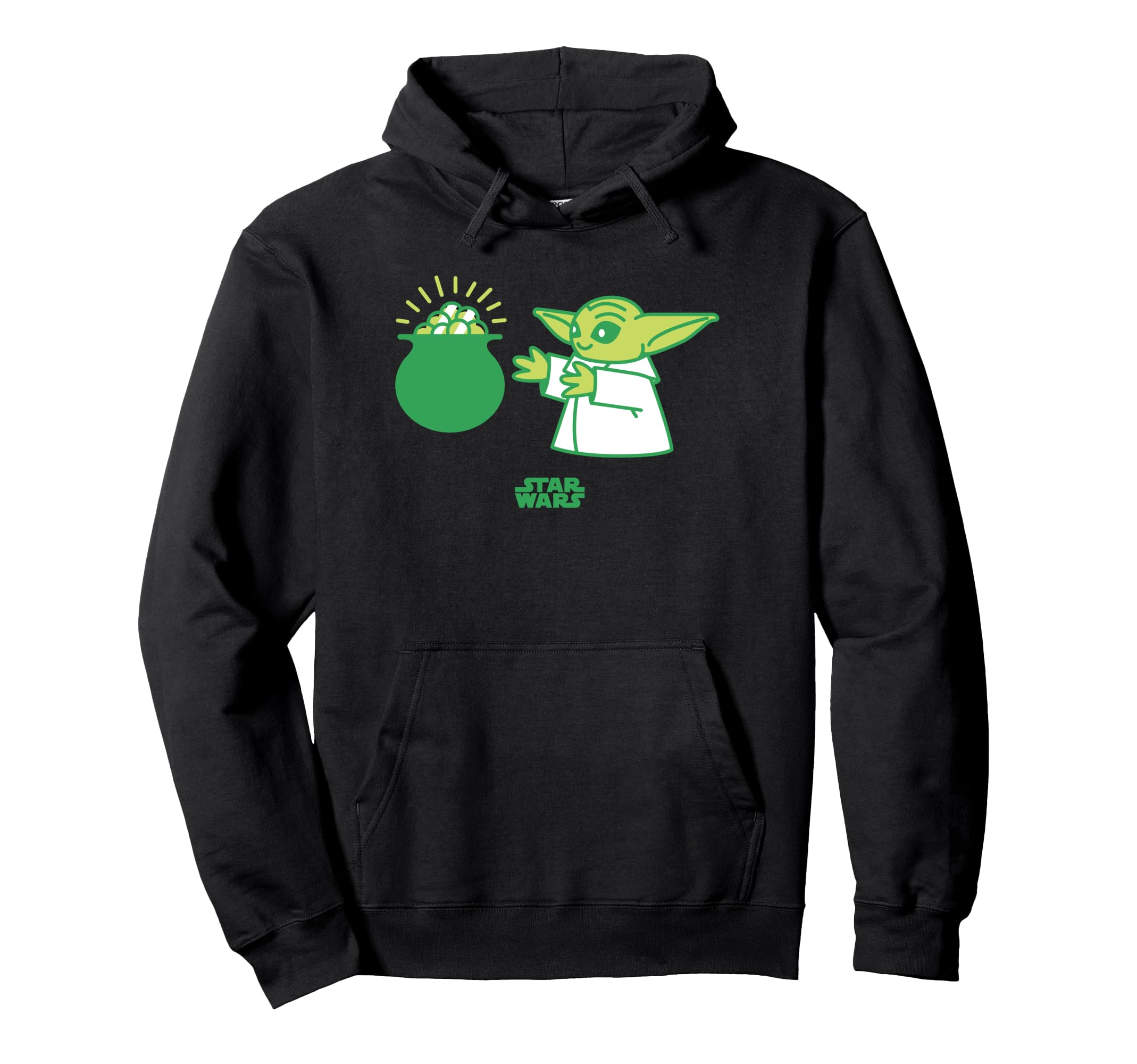 Mandalorian Saint-Patrick Pullover Hoodie sweat Star Wars aux finitions soignées