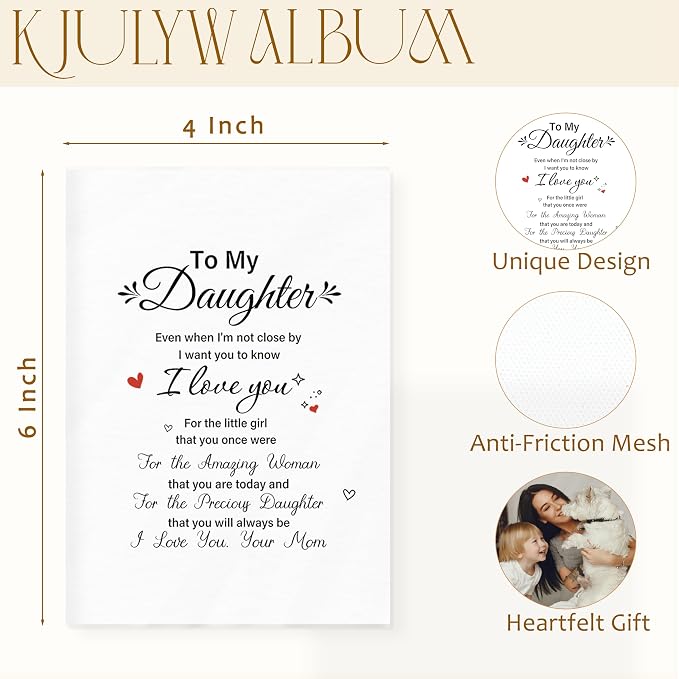 Álbum de fotos para hija 4x6, regalo cumpleaños mamá miniatura 3