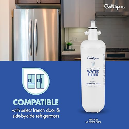 Vista 12 de Culligan Filtro de agua para refrigerador CUL800 Reemplazo para filtro de agua LG (LT800P) Reemplazar cada 6 meses Paquete de 1