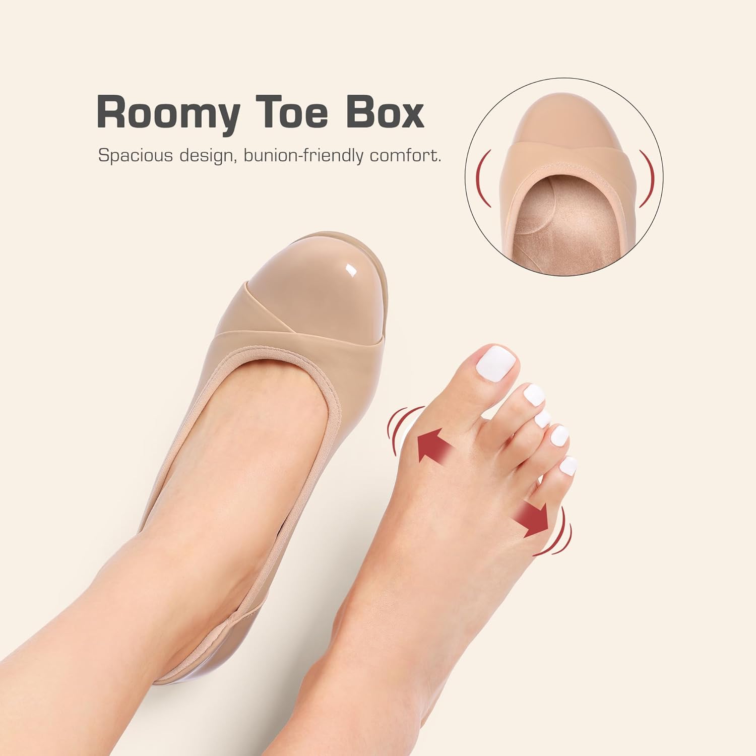 DREAM PAIRS Women's Pumps Low Chunky Block Closed Toe Shoes Work Comfortable Heels Round Toe Dress - Image 4