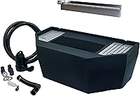 Vista 9 de Half Off Ponds Elegant Spillway Kits - SE12-16BK - Kit de derrame acrílico iluminado de 12 pulgadas que cambia de color con lavabo PondBuilder de 12