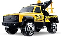Tonka Steel Classics Tow Truck - Durable Real Steel Toy with 3-Position Locking Boom, Kids Construction Truck Ages 3+