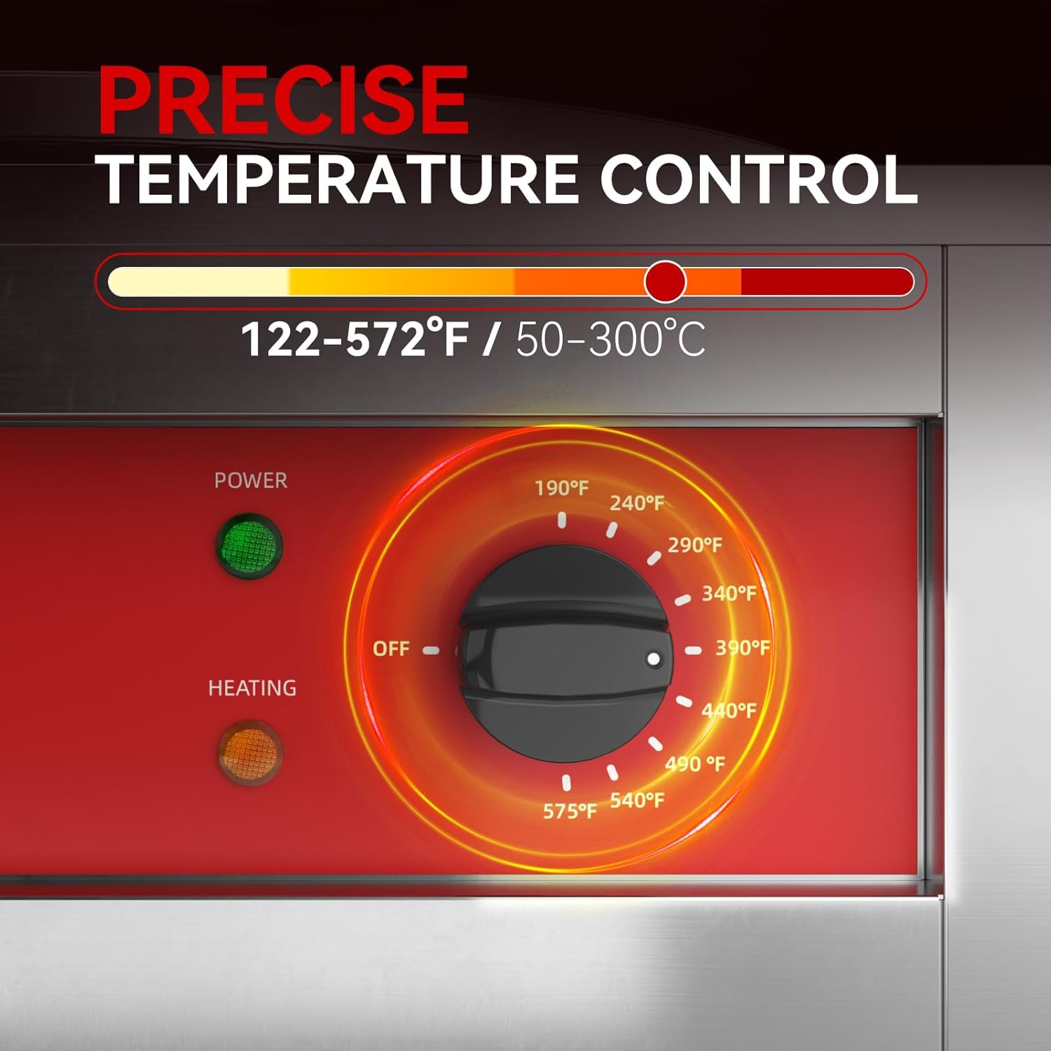 CROSSON Commercial Electric Crepe Maker, 16-Inch Large Cooking Plate 1800W ETL Certified, Stainless Steel Pancake Griddle with Accessories Storage & Metal Spatula/Spreader