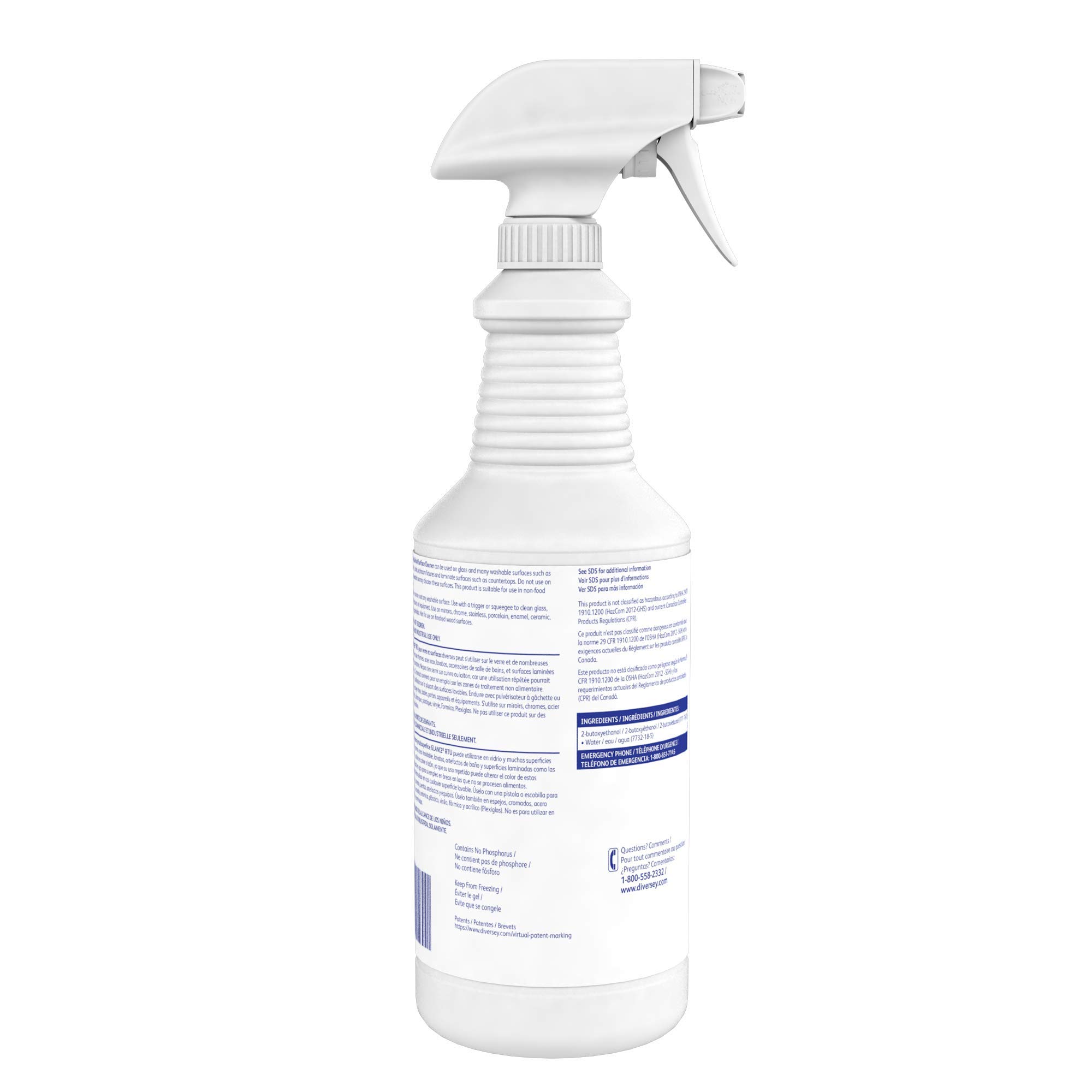 Diversey Glance Glass and MultiSurface Cleaner 32 oz, 11 Count