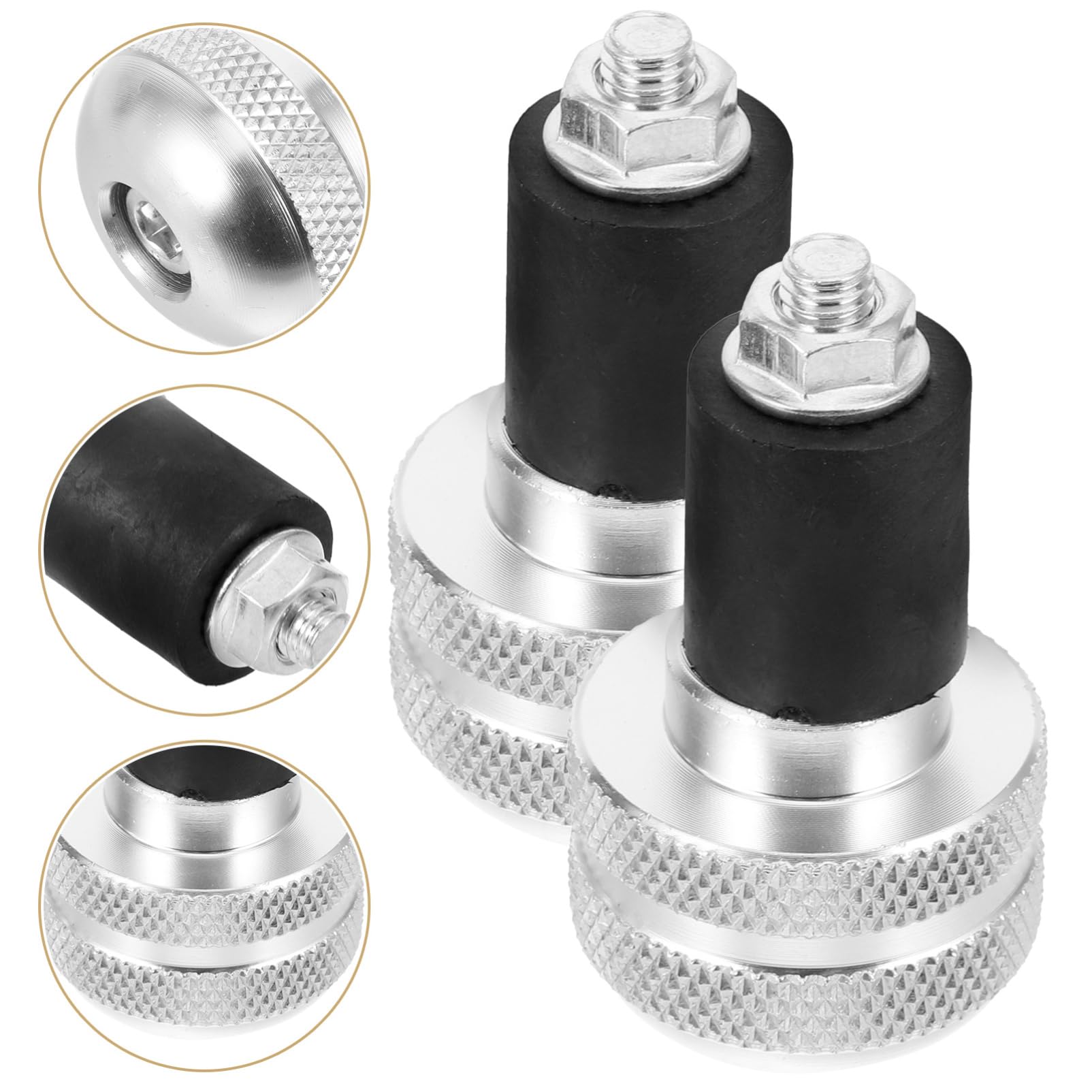 GLEAVI Lot De 5 Paires D'embouts De Guidon Pour Vélo De Montagne Poignées De Guidon Accessoires De