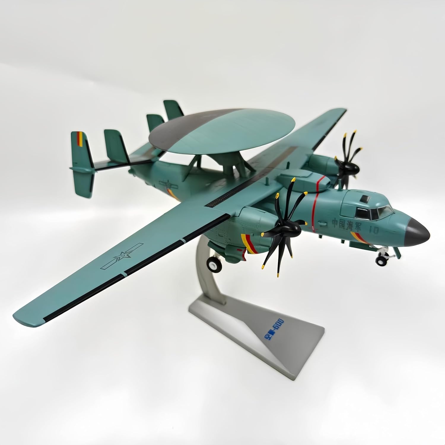 1/72 Scale Diecast Warning Airplanes Model KJ600 Alloy Warning Aircraft Attack Plane Military Airplane for Adults Collection Home Office