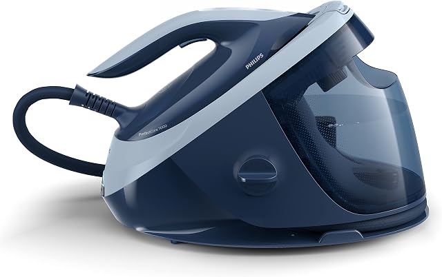 Philips Perfect Care 7000 Series PSG7030/20 Steam Generator - 2100 W, Optimal TEMP, 8.0 bar steam pressure, 600 g/min steam output, extremely light and quiet, dark blue