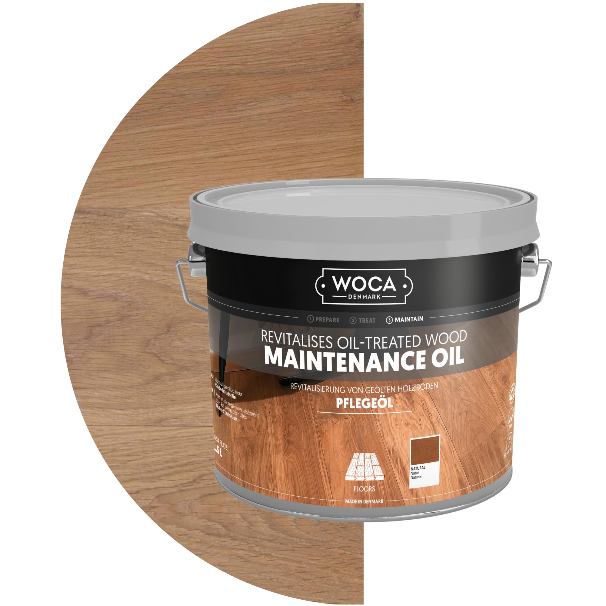 Woca 527425AA - Pflegeöl, 2,5 l, blanco