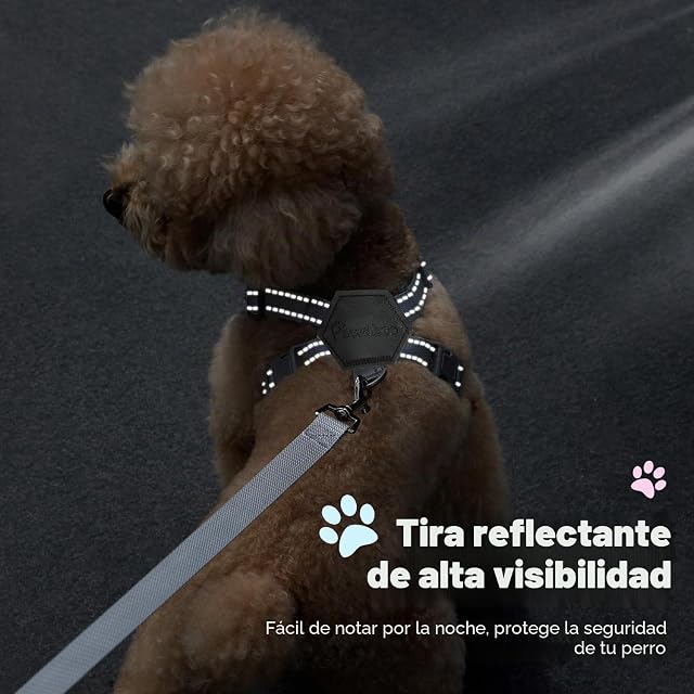 Foto 7 de 7 de Pawaboo Conjunto de arnés y Correa Ajustable para Perros pequeños
