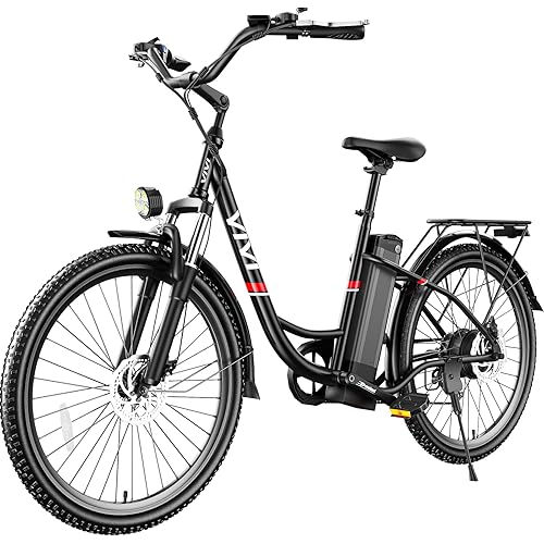 Vivi Electric Bike for Adults 1000W Peak Ebike with Removable Battery, 26'' Electric Commuter Bike 22MPH & 50 Miles Adult Electric Bicycles with Cruise Control, LCD Display, SGS Certified to UL2849
