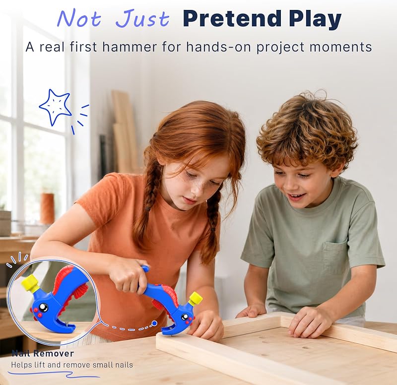 PLAYPARTY Small Hammer – Comfortable grip for small hands