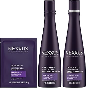 Nexxus Keraphix Gift Set for Dry & Damaged Hair with Keratin Protein