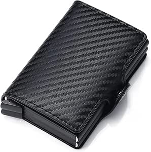 Cartera Hombre Grande MORUCHA Cartera Marrón Oscuro Para Hombre, Con Bloqueo RFID De Cuero Genuino Envejecido, Elegante Y De Alta Capacidad Con Bolsillo Con Cremallera, Diseñada Para Hasta 6 Tarjetas, Monedas Y