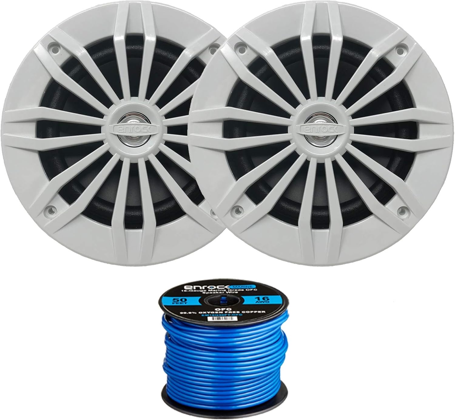 2 x EnrockMarine EM270W 6.5" 2Way 180Watt Marine