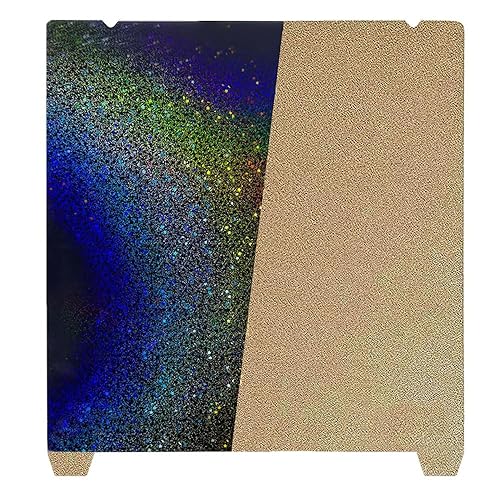 HzdaDeve Hoja de construcción PEI texturizada con placa de PEY lisa con ranura de posición 235X235mm Spring Steel Print Bed Base magnética para