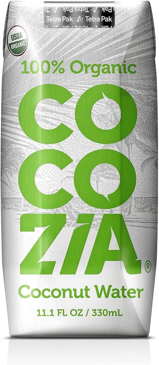 Cocozia 100% Organic Coconut Water 11.1 Oz (Pack of 12)
