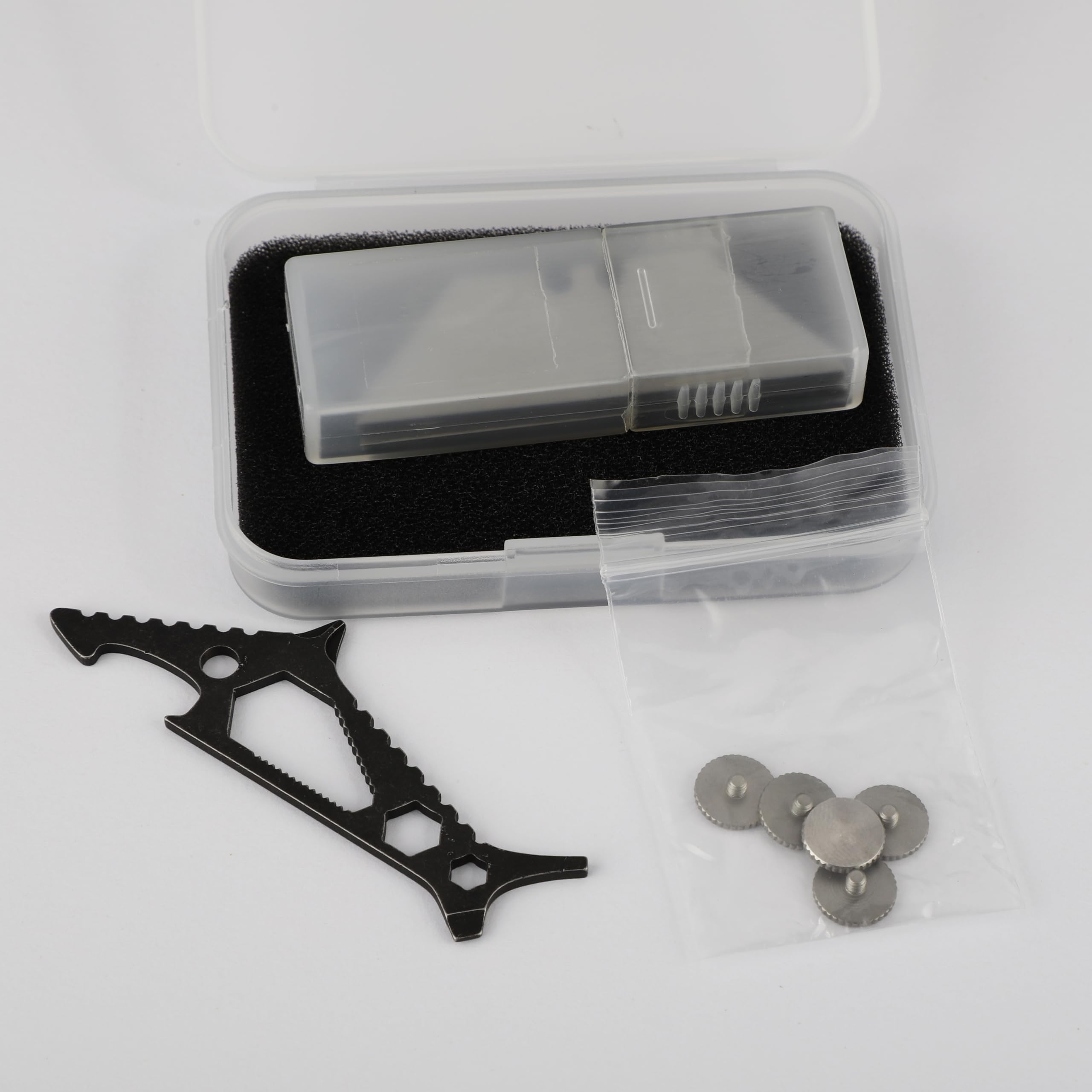 ZS-01 Utility Knife Replacement Kit – 10 Razor Blades, 5 Screws, and Multi-Functional Tool – Replacement Set for Precision Cutting