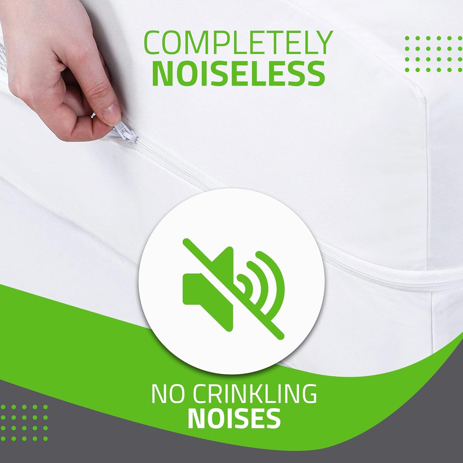 Guardmax Portable Crib Mattress Protector Zippered Encasement Cover - Zippered Proof Waterproof, Healthy and Noiseless, Mini Baby Porta Crib Size (24 x 38) : Baby