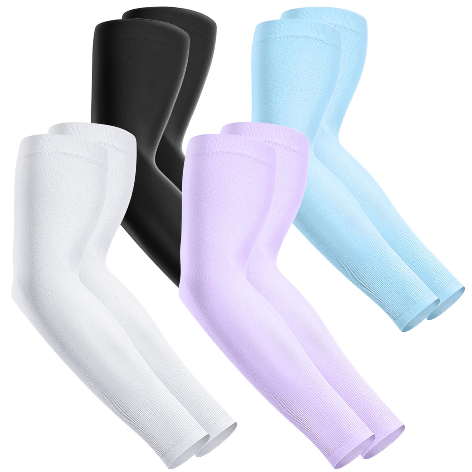 Fivali Arm Sleeves for Men Women: Cooling UV Sun Protection Arm Compression Sleeve Youth Sports
