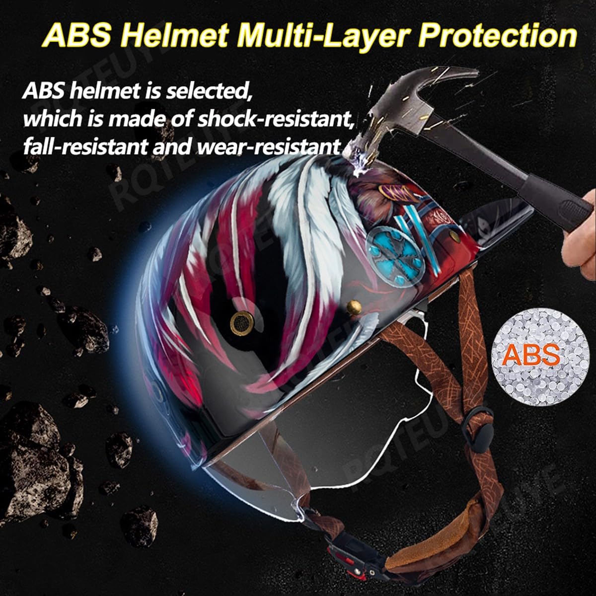 Retro Halbschalenhelm mit ECE-Zulassung,Vintage Motorradhelm Baseball Cap mit Versenkbare Sonnenblende und Schnellverschluss,Cruiser Chopper Scooter Jethelm Herren Damen Helm M-XXL