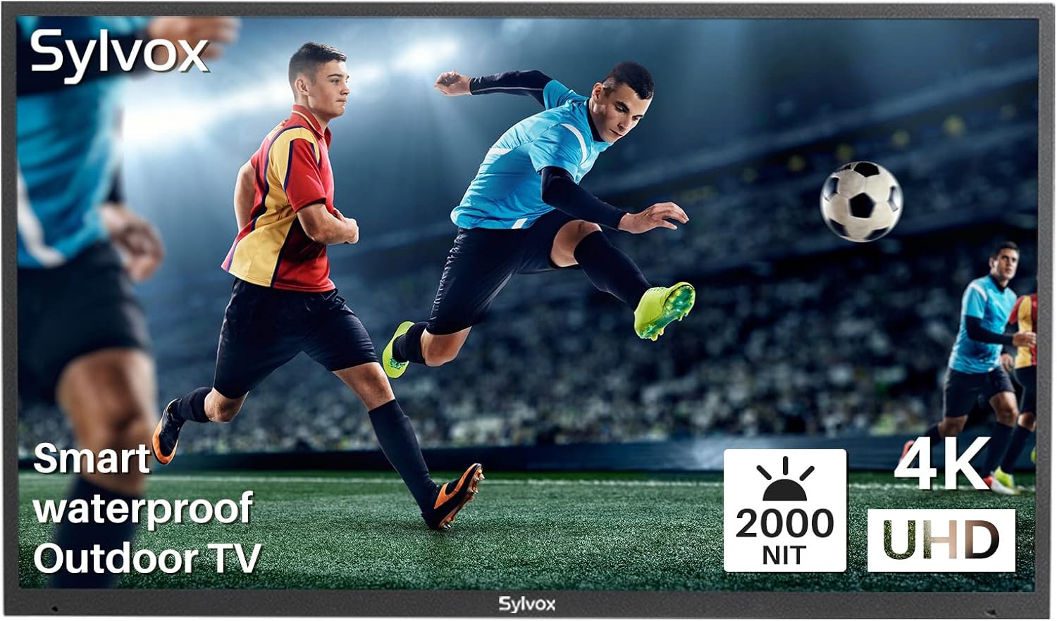 SYLVOX 65 pollici 4K Smart TV da esterno IP55 TV impermeabile 2000nit Adatto per supporto WiFi 7x16 (H), Adatto per uso domestico di grado commerciale Adatto per temperature -30 ℃ ~ 50 ℃ Pool 2022 SYLVOX 65 pollici 4K Smart TV da esterno IP55 TV impermeabile 2000nit Adatto per supporto WiFi 7x16 (H), Adatto per uso domestico di grado commerciale Adatto per temperature -30 ℃ ~ 50 ℃ Pool 2022