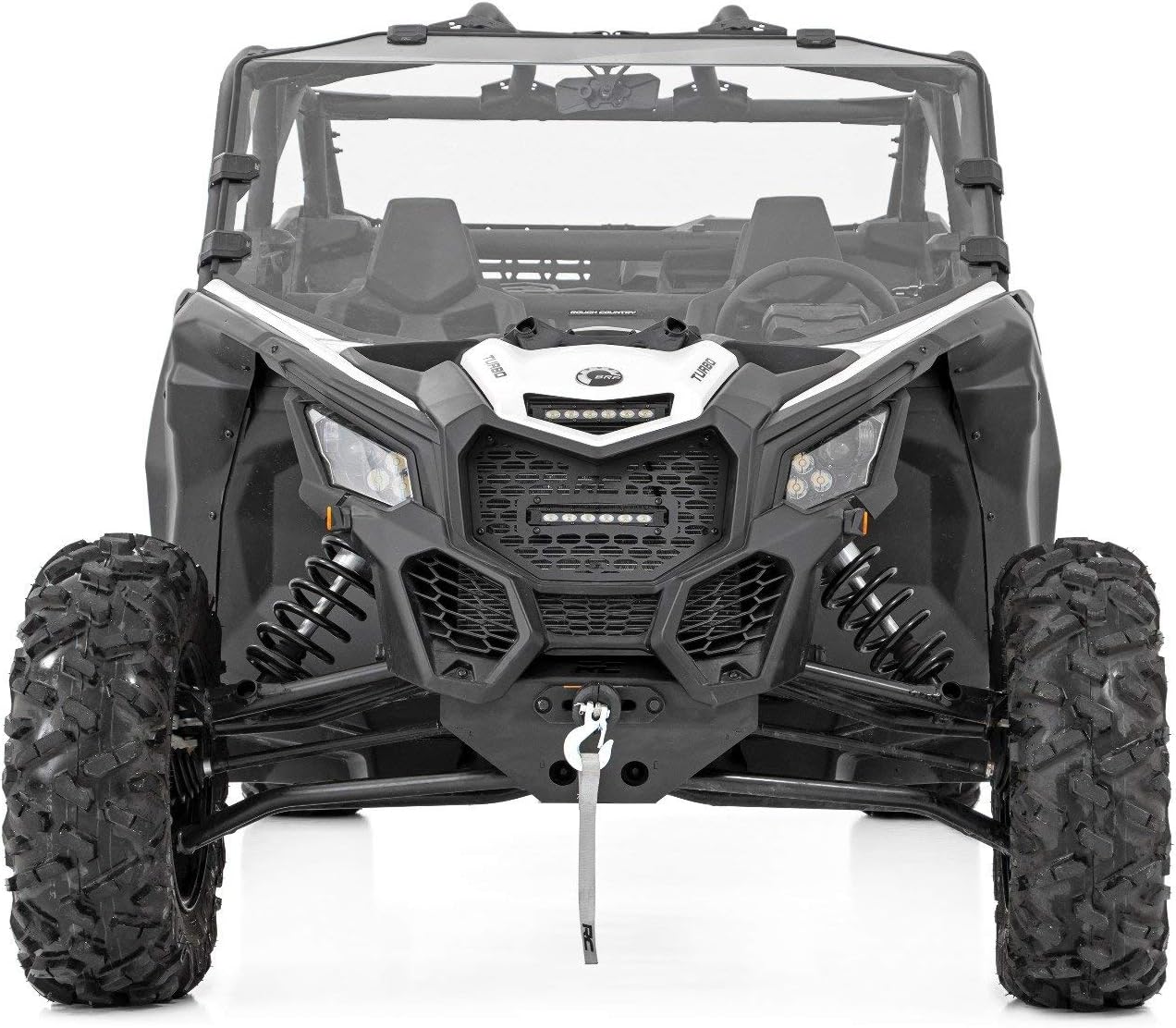 Rough Country Winch Mounting Plate for Can-Am Maverick X3-97028