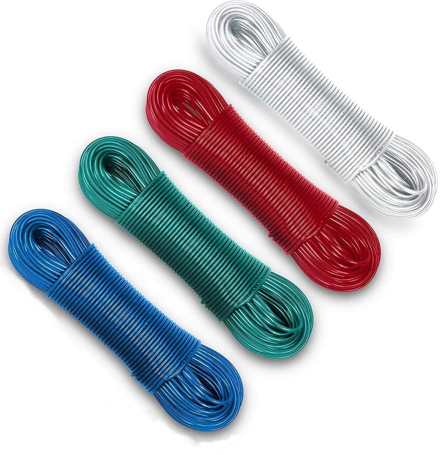 Aloud Creations PVC Coated Steel Wire Rope for Drying Clothes ...