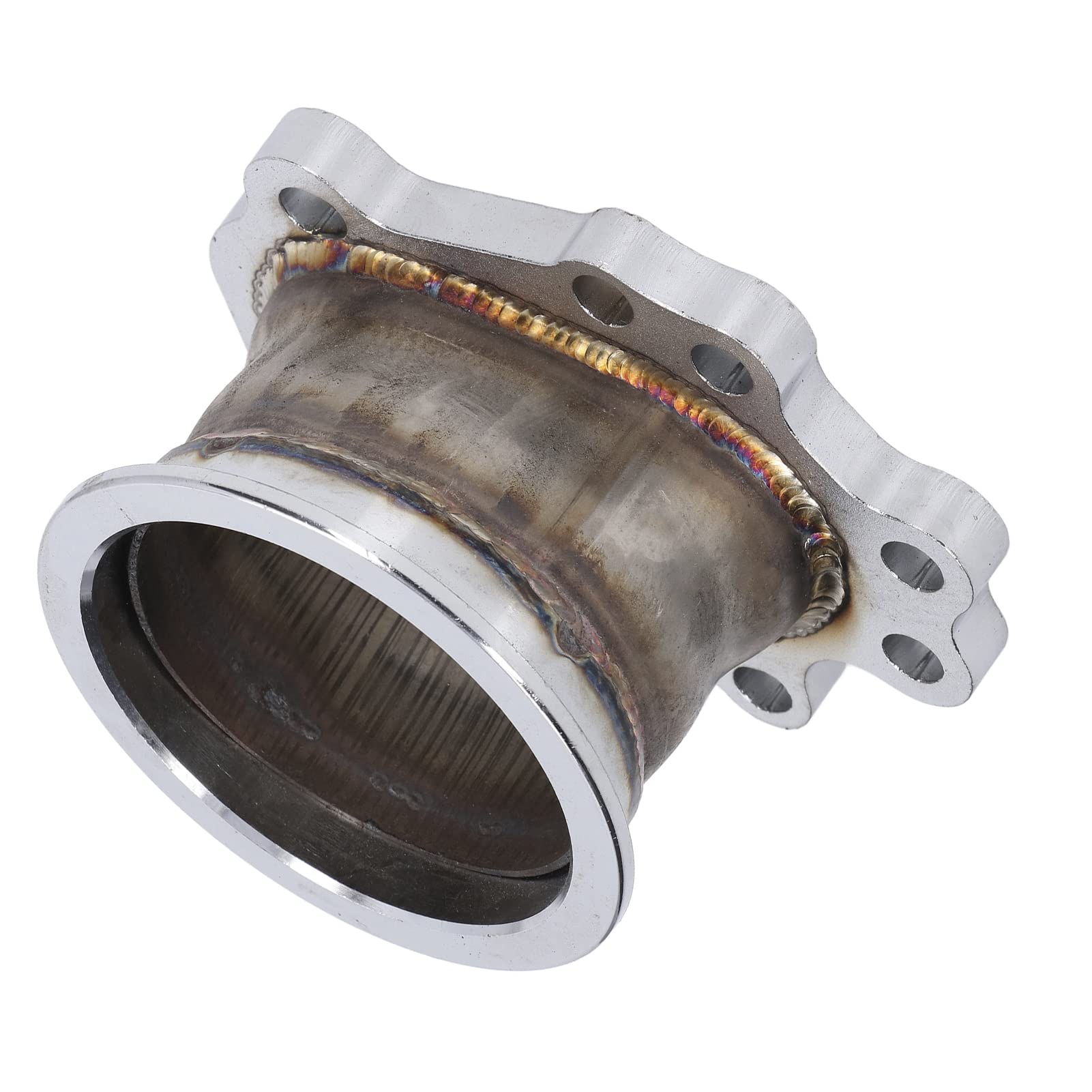 Adattatore per banda V da 3 pollici, adattatore per flangia di scarico Turbo Downpipe Kit flangia di ricambio Adattatore Universale per T25 T28 GT25 GT28