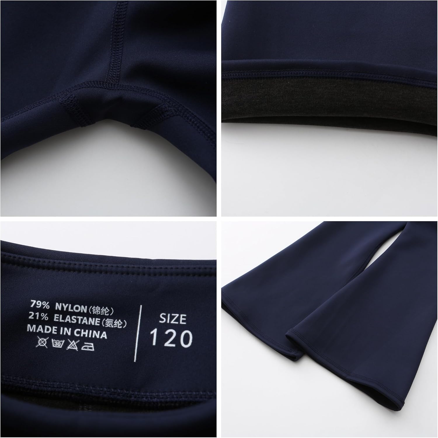 Girls Flare Leggings Bootcut Yoga Pants for Kids Girls Stretchy High Warm Waisted Bell Bottoms for 5-12Years - Image 5