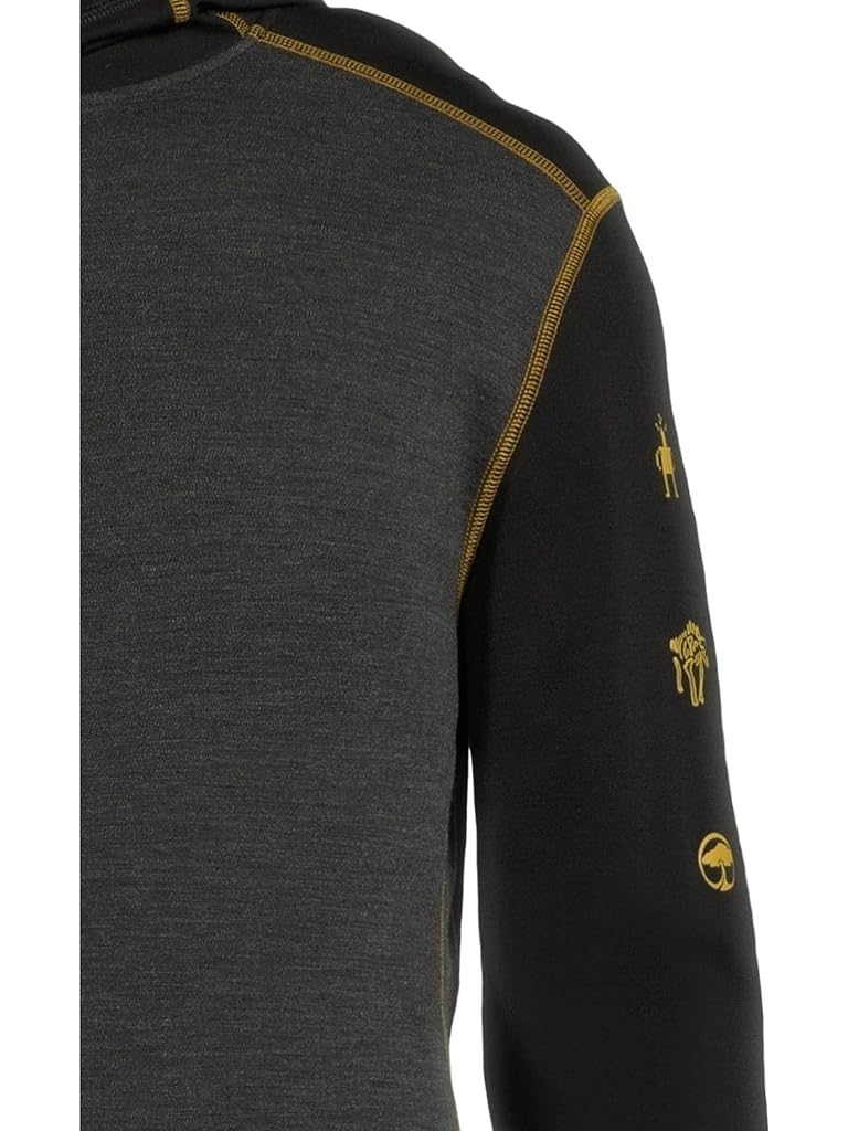 Yellow Smartwool Merino 250 Base Layer Hoodie